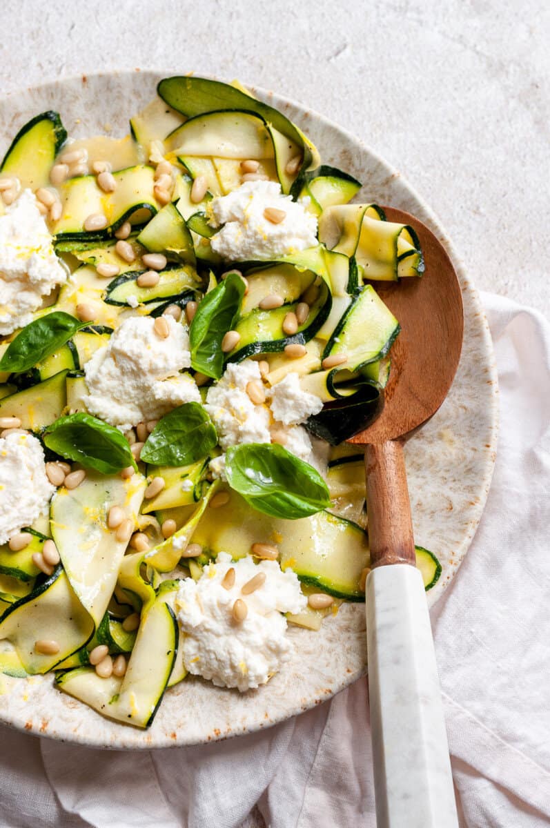 Sautéed Zucchini with Ricotta