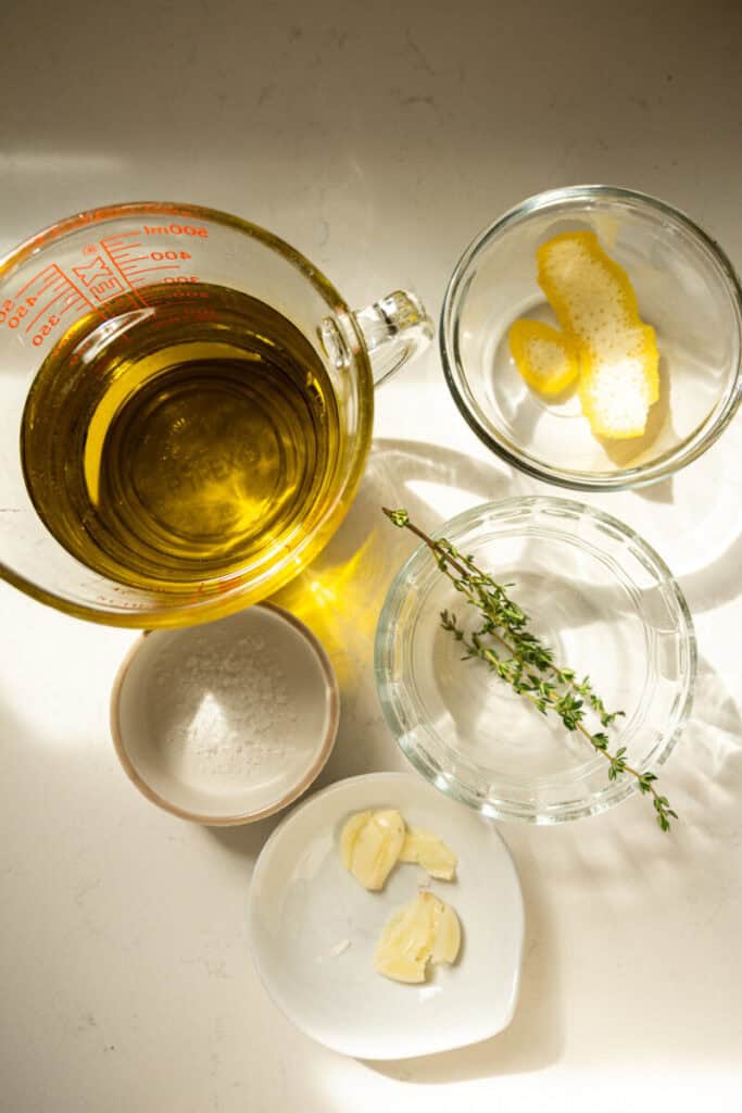 garlic infused olive oil ingredients.