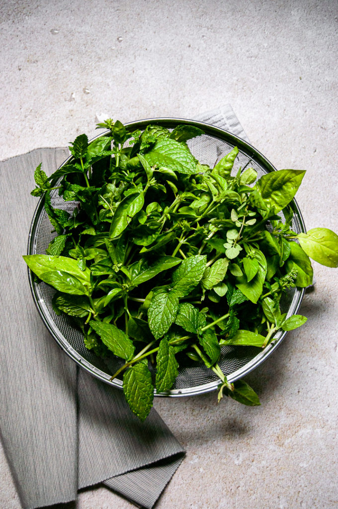 Basil and Mint