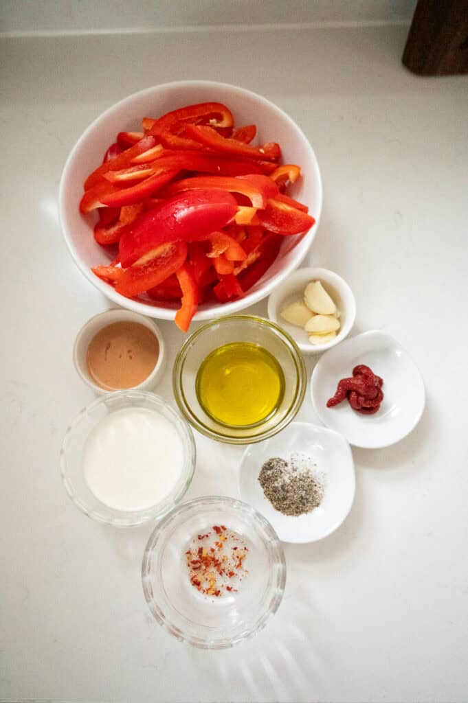 roasted red pepper sauce ingredients.