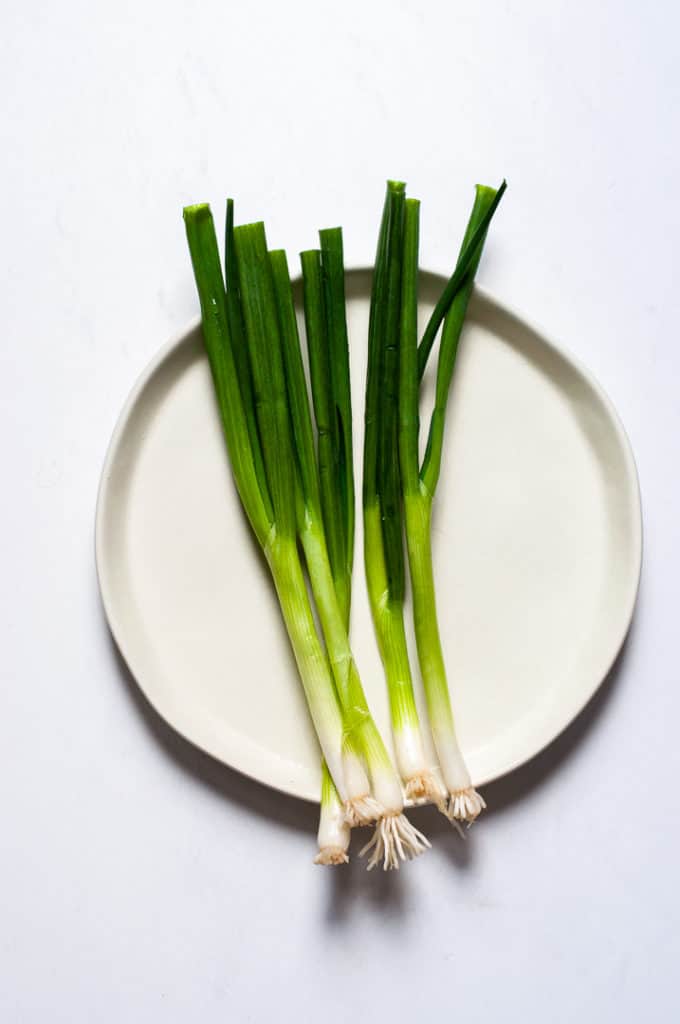 green onion stalks