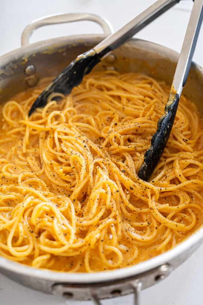 pumpkin cacio e pepe.