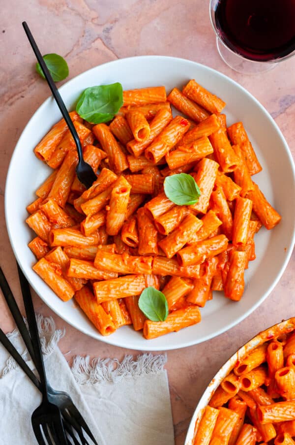 Copycat Carbone Spicy Vodka Rigatoni Recipe - Tasting With Tina