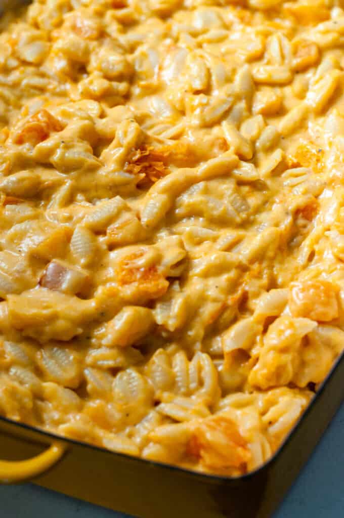 Mac and cheese In baking dish