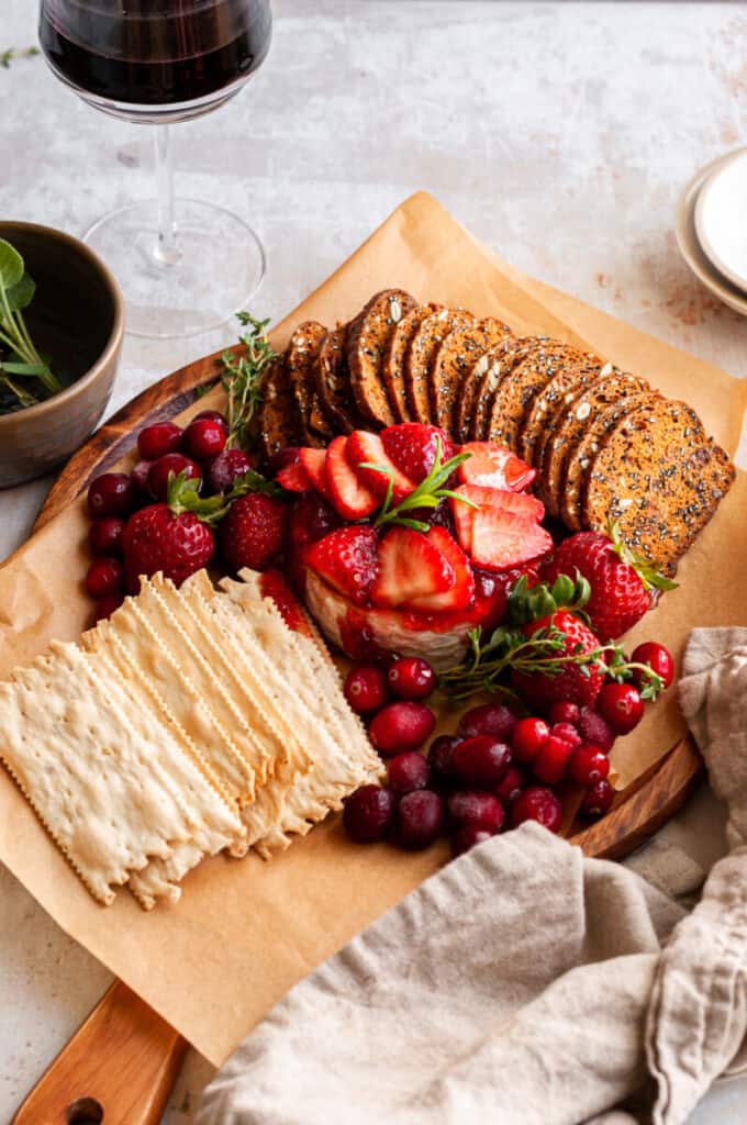 strawberry baked brie
