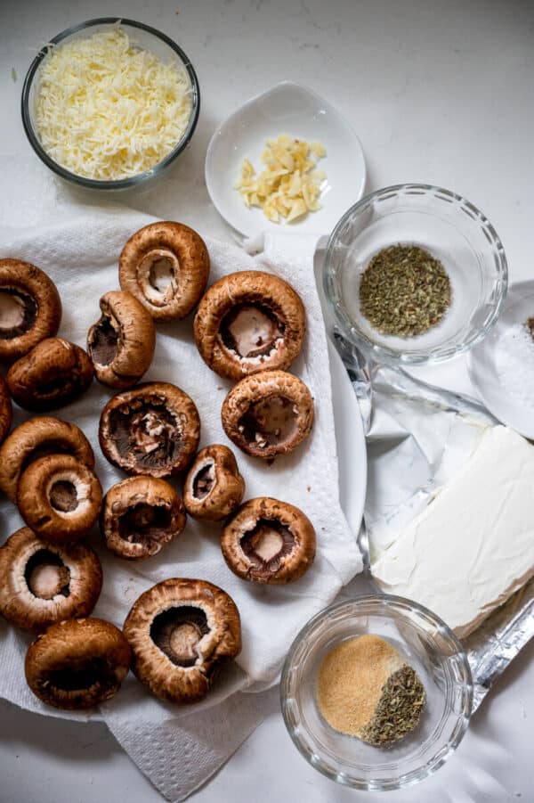 The Best Easy Cream Cheese Stuffed Mushrooms - Tasting With Tina