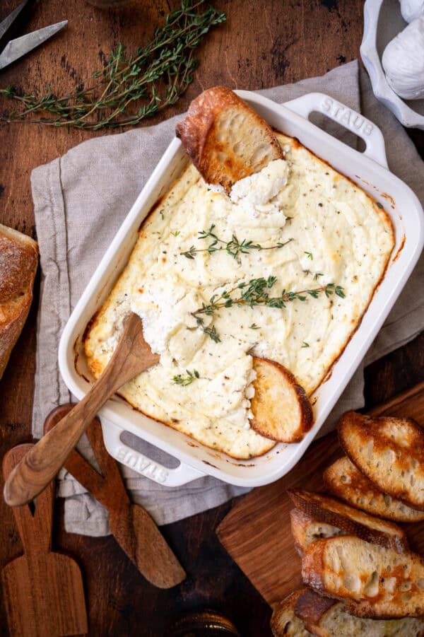 Garlic Ricotta Dip Easy Italian Baked Ricotta Dip with Garlic - Tasting With Tina
