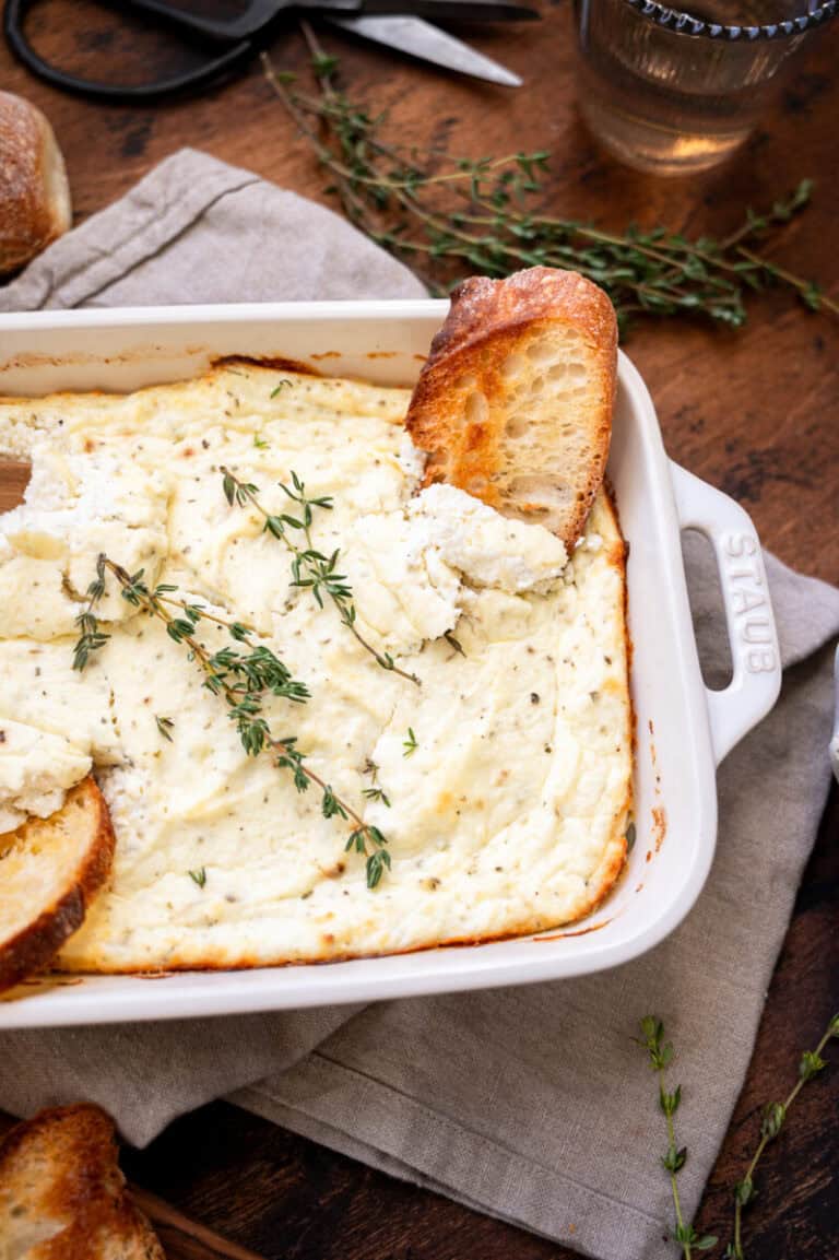 Garlic Ricotta Dip Easy Italian Baked Ricotta Dip with Garlic - Tasting With Tina