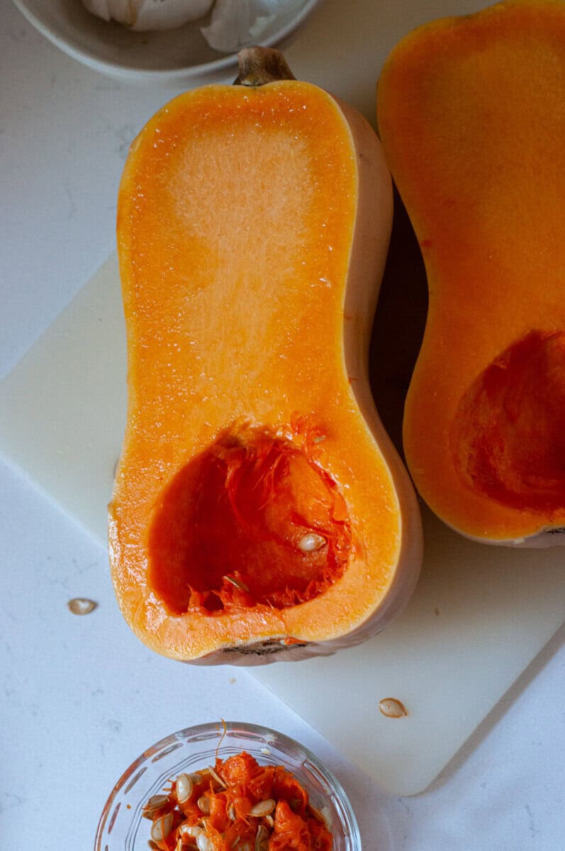 Garlic Parmesan Mashed Butternut Squash - Tasting With Tina
