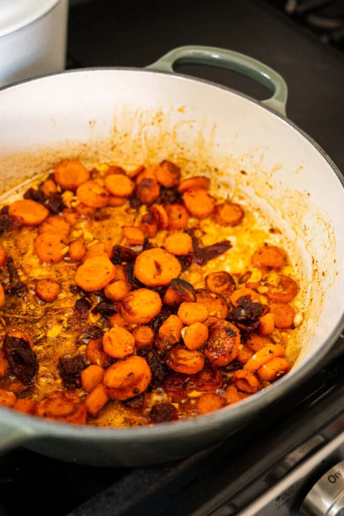 sauteed carrots.
