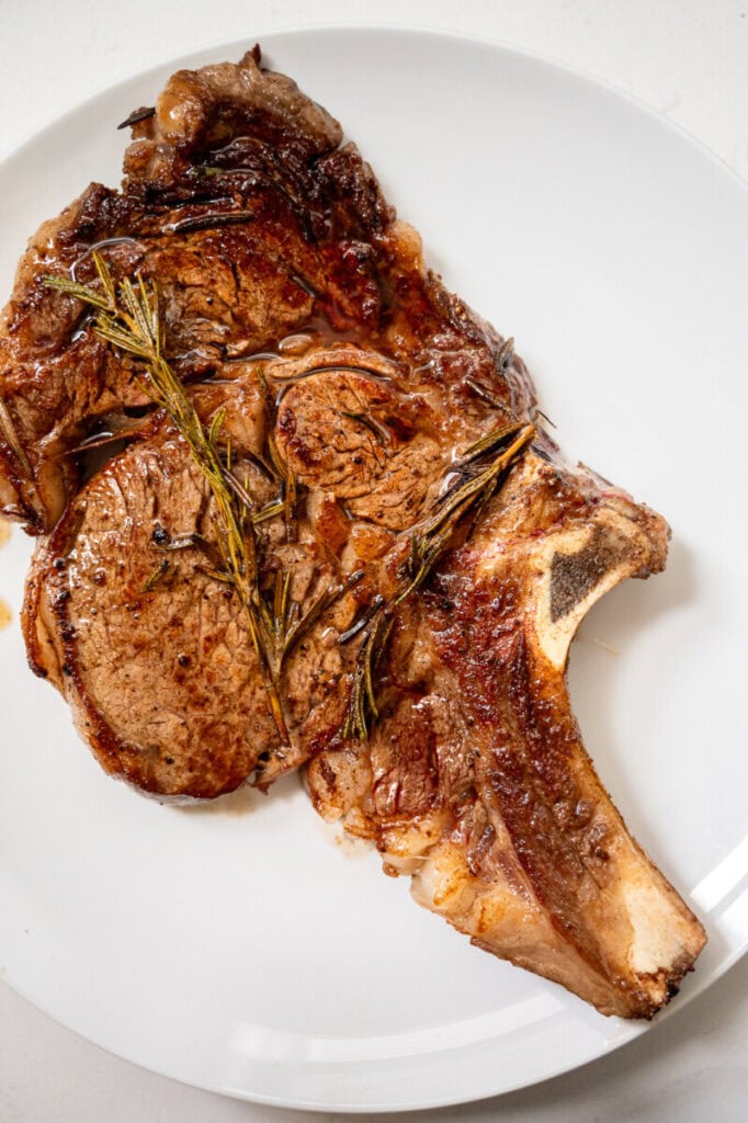 resting bone in ribeye.