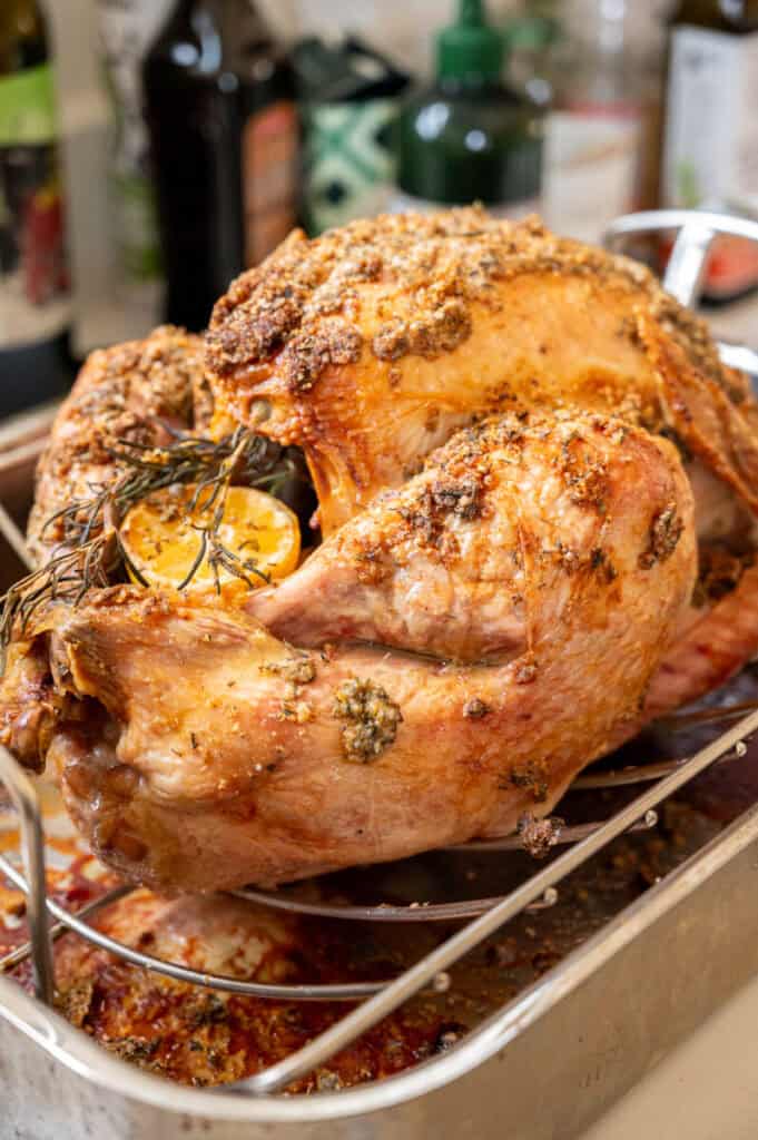 roasted convection oven turkey.
