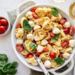 caprese tortellini salad.