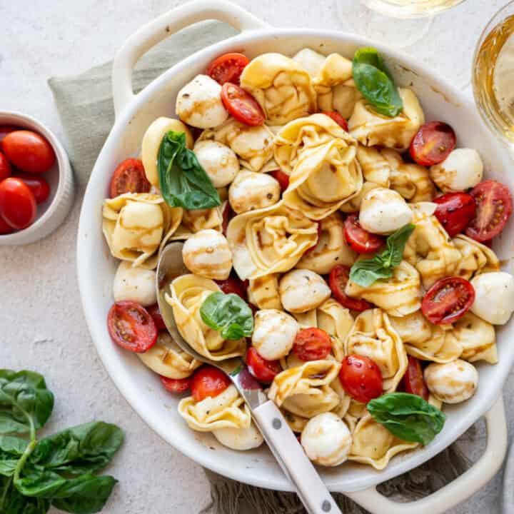 caprese tortellini salad.