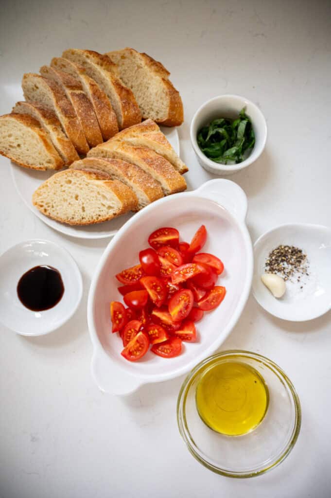 bruschetta crostini ingredients.