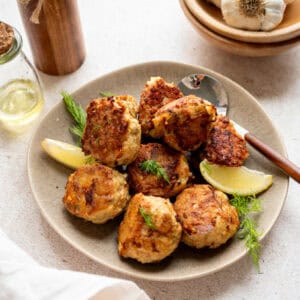 greek chicken meatballs.