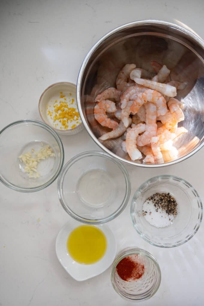 oven shrimp skewers.