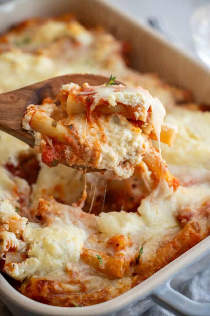 meatless baked ziti.