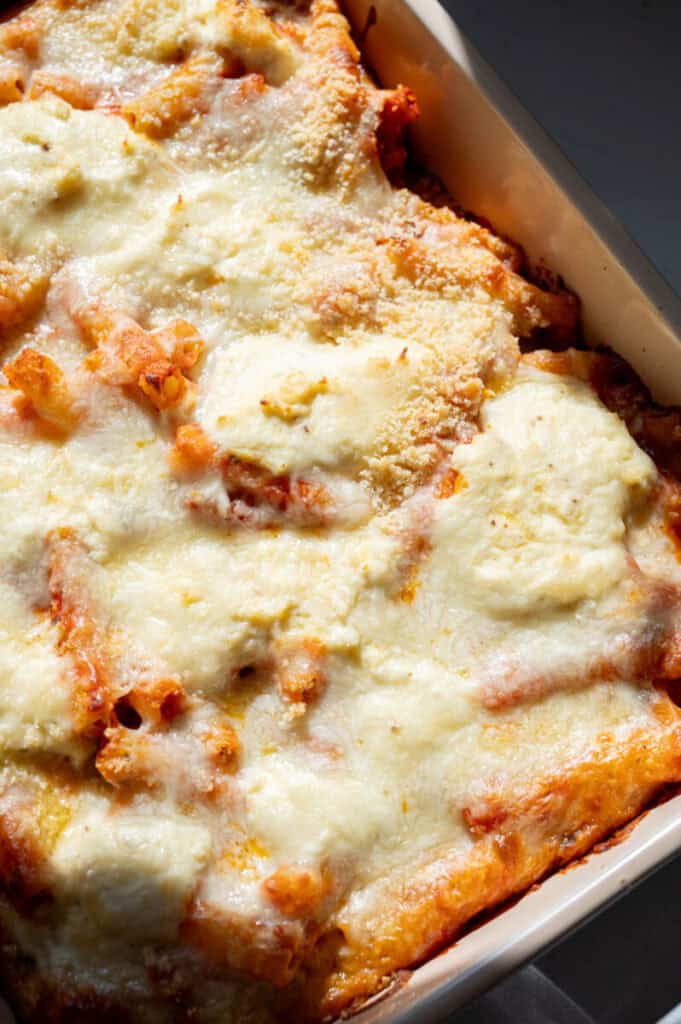 meatless baked ziti.